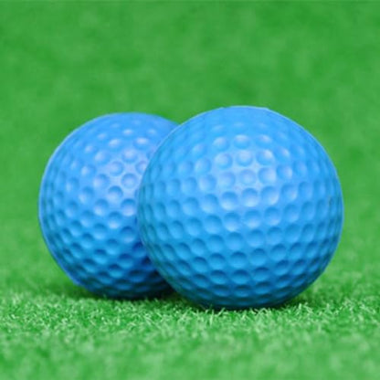 10 Pack Golf Practice Ball Elastic Foams Soft Golfs Training Exercise for Swing in/Outdoor Flight Ball