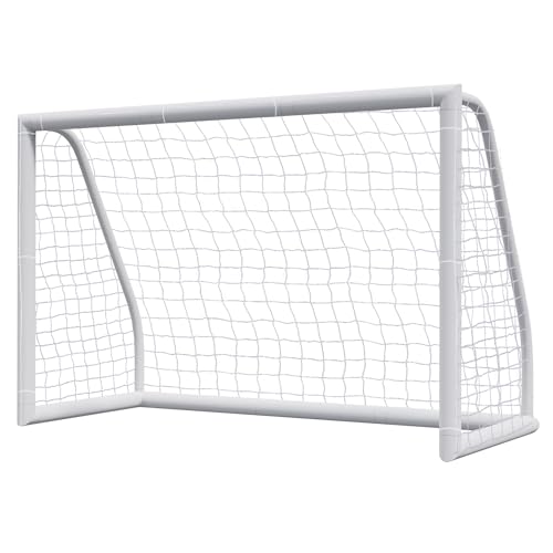 ZENY Portable Soccer Goal for Backyard,12x6 / 10x6.5 / 8x5 / 6x4 ft Kids Adults Soccer Net and Frame for Home Backyard Practice Training Goals, Soccer Training Equipment - style: 6 x 4FT - HPVC