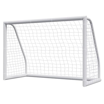 ZENY Portable Soccer Goal for Backyard,12x6 / 10x6.5 / 8x5 / 6x4 ft Kids Adults Soccer Net and Frame for Home Backyard Practice Training Goals, Soccer Training Equipment - style: 6 x 4FT - HPVC