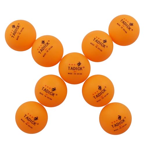 140 Pack Practice Ping Pong Balls, 3-Star Training Table Tennis Balls, Bulk Pong Balls - color: orange