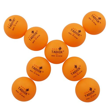 140 Pack Practice Ping Pong Balls, 3-Star Training Table Tennis Balls, Bulk Pong Balls - color: orange