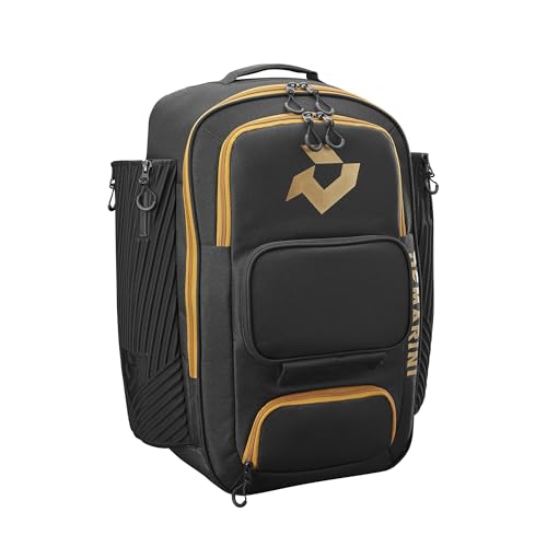 DeMarini Spectre V2 Baseball/Softball Bags - color: Black/Copper, style: Backpack