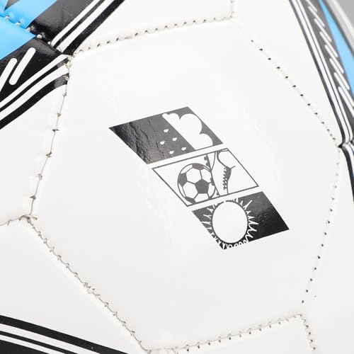 RiToEasysports Size 5 Soccer Ball, Professional PVC Rubber Wear Proof Training Ball, Indoor Outdoor Sports Ball for Adults Teenagers Practice Matches Gifts
