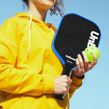 Pickleball Paddles Set of 2, USAPA Approved Carbon Fiber Pickleball Paddles 16mm Set, Pickleball Paddle for Men and Women, Lightweight Pickleball Rackets Including 4 Pickle Balls & Bag
