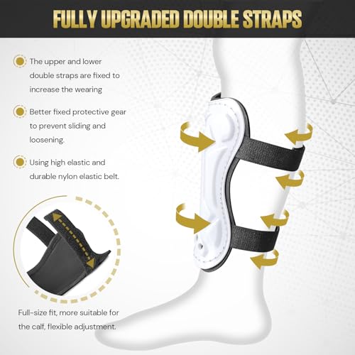 Soccer Shin Guards for Youth Kids Toddler, Protective Soccer Shin Pads & Sleeves Equipment - Football Gear for 3 5 4-6 7-9 10-12 Years Old Children Teens Boys Girls