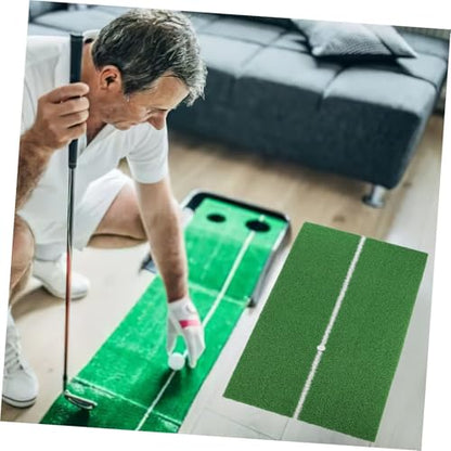 SUPVOX Indoor Golf Practice Mat Thick Gold Pad Cushion for Swinging Training Floor Protection Hitting Mat for Home Office Use Indoor Golf Swing Pad Without Tee