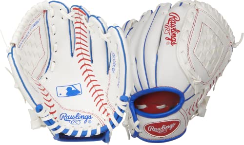Rawlings | Players Series T-Ball & Youth Baseball Glove | Multiple Styles - color: "Baseball" Theme, size: 9"