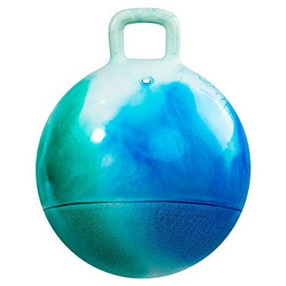 Hopper Ball, Clouds Hopping Toys for Kids, 20 Inch Bouncy Ball with Handle, Inflatable Bouncing Hoppity Hop Toys for Boys and Girls Gifts