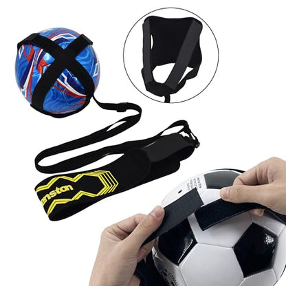 Senston Soccer/Volleyball Training Belt-Fits Ball Size 3, 4, and 5-Universal Training Belt for Youth & Adult Athletes, Flexible Length Design (Durable Nylon Material) - color: yellow