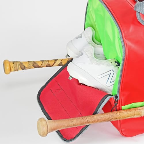 All-Star S7 Elite Player Duffle, 20.5" H x 14" W x 10" D - color: Scarlet Red