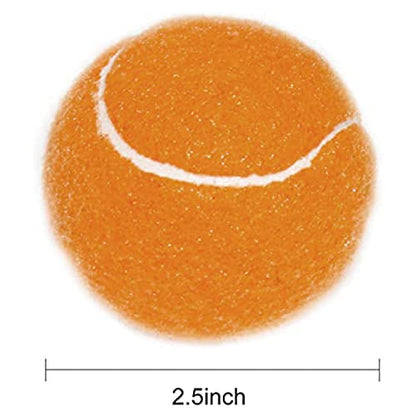 URBEST Advanced Tennis Ball 20 Packs, Training Tennis Balls Practice Balls for Novice Player, Pet Dog Playing Balls with Mesh Carry Bag for Beginner Training Ball - color: Orange