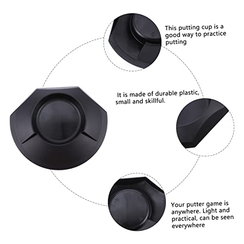 3pcs Golf Practice Disc Portable Putting Aid for Use Lightweight Training Device for All Ages for Home Office and Travel