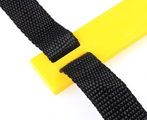 wellsem® Durable Speed Agility Ladder with Carry Bag for Soccer Exercise Training (7 Size Choice) (23ft 17rungs (7m 17rungs))