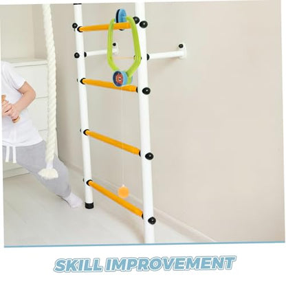HANABASS Hanging Table Tennis Trainer for Adjustable Indoor Pong Training Device for Skill Enhancement Parent Interaction and Space Efficient Use School