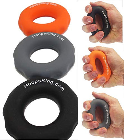 HOOPSKING Rip N Grip Hand Strengtheners Basketball Training Aid for Dribbling, Shooting, Passing, & Rebounding