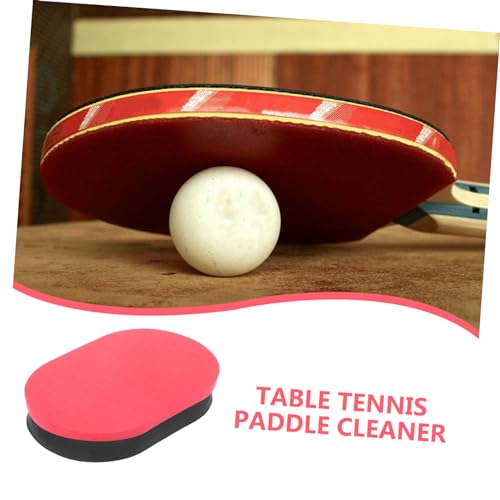 Mikikit Table Tennis Racket Cleaning Wash Cleaner Scrubber Cleaning Sponges Erasers Caddy Table Tennis Bat Table
