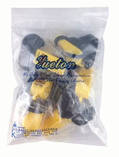 yueton Plastic Coach Whistles with Lanyard, Pack of 6 - color: Yellow