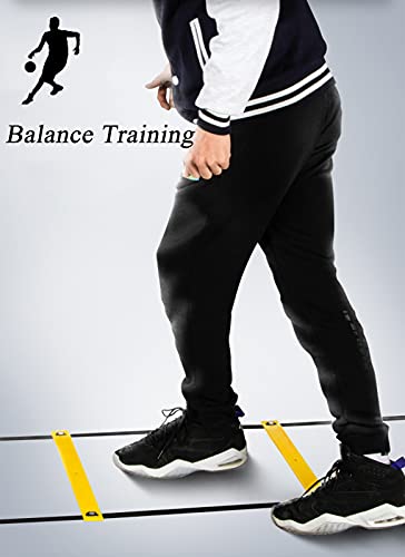 Agility Ladder Balance Training Agility Ladder, Cones Football Training Equipment, Home Fitness Kit, for Personal Speed Sports Drills(Size:3m) - size: 3m