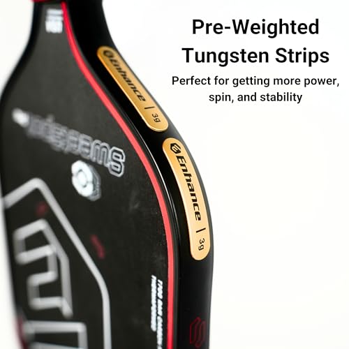 Enhance Pickleball Balance Pods, Tungsten Tape for Pickleball Paddles, Premium Quality Lead Tape Alternative for Pickleball Paddles, Easy Application Pickleball Paddle Weights, Gold