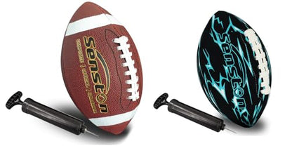 Senston Football Size 6 & Waterproof Football 9.25 Inch