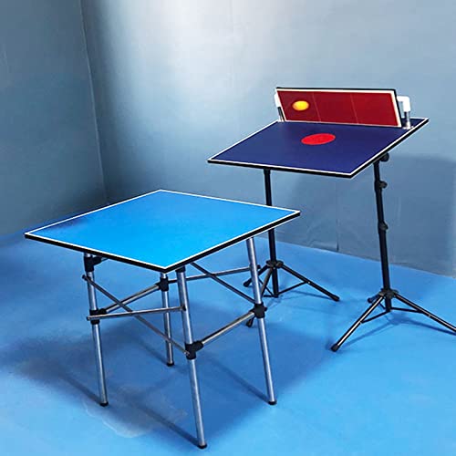 ZJMAMA Table Tennis Training Machine Rubber Rebound Board, Professional Single Traine Return Baffle with Double Stand, Self Practice Sparring Sports Exercise Equipment for Home Gym School - color: Catch Ball Disc+catch Ball Table