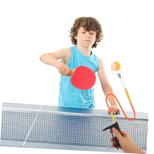 GALPADA Table Tennis Training Device Adjustable Pong Trainer for Indoor Practice and Safe Table Tennis Equipment for Individuals and Beginners