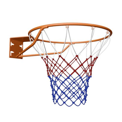 THUNDERBAY Reinforced Heavy Duty Breakaway Wall Mounted Basketball Rim,18 inch Basketball Rim Goal Replacement for Indoor Outdoor Walls - style: 18 Inch Hollow Fixed