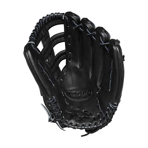 Wilson 2024 Classics Series A2000 Baseball Gloves - color: Black/Yellow, size: Outfield - 12.75"