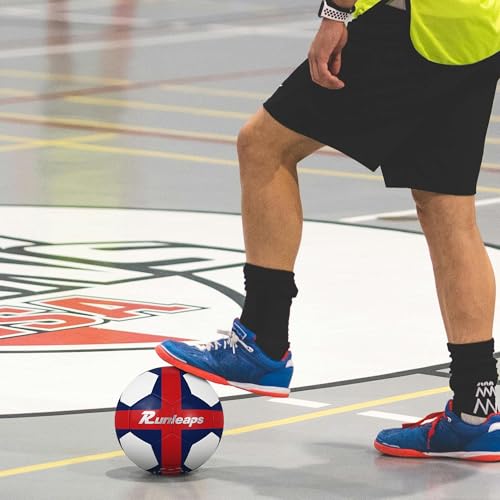 Runleaps Futsal Ball,Futsal Soccer Ball,Great for Indoor or Outdoor,Low Bounce Size 4 for Training,Playing,Games