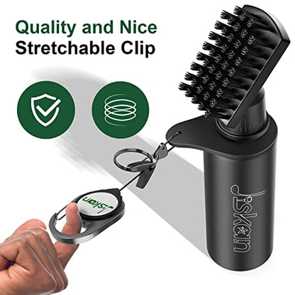 Jiskan Pro Golf Club Cleaner Includes Water Golf Club Brush Golf Towel Golf Accessories for Bag Essentials Golf Accessories for Men Best Golf Gifts for Men/Women