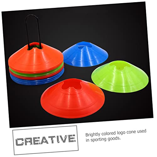 VANZACK 10pcs Football Training Markers Durable Pe Training Signs for Soccer Basketball and Sports Drills Versatile Marking Discs for Outdoor Activities