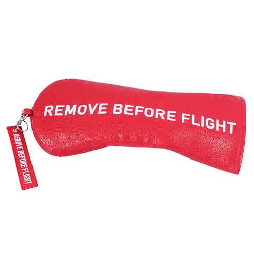 Golf Head Cover with RBF Design for Golf Club - size: for Driver, style: Red