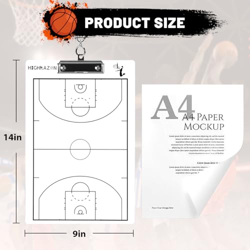Basketball Coaches Clipboard,White Double-Sided Dry Erase Coach Clipboard, Basketball Whiteboard for Coaches, White Board with Marker for Coaches Gift - style: A-white