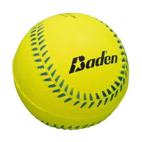 Baden | Brite Strike | Soft Sponge Rubber Baseballs | Perfect for Beginner Youth Players Practice, Training & Fun Outdoors