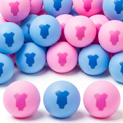 Skylety 24 Pcs Table Tennis Balls Bulk Gender Reveal Baby Shower Swing Shaking Balls Interactive Beer Game Party Favor for Adult Novelty Twerk Game Playing Decoration for Women Men