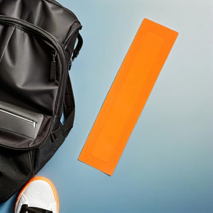 2pcs Baseball Training Line Markers Flat Rectangular Court Spots Orange Portable Baseball Coaching Equipment for Field Marking and Agility Training