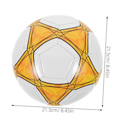 Abaodam Size 5 Soccer Ball Machine Stitched PVC Training Ball for Boys and Girls and Adults Sturdy Outdoor Soccer Equipment for Games and Practice 1 Piece