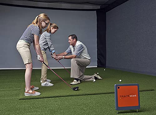 The Original Country Club Elite® by Real Feel Golf Mats® 5' X 8' Simulator Size Golf Mat | Heavy Duty Commercial Practice Mat | Accepts A Real Tee | Swing Down and Through | Indoor/Outdoor