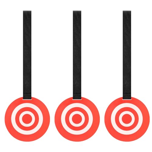 3 Pcs Pitch Target &Soccer Scoring Targets Hitting Target with Adjustable Velcro for Improving Accuracy, Baseball, Softball, Soccer Sports Practice Training