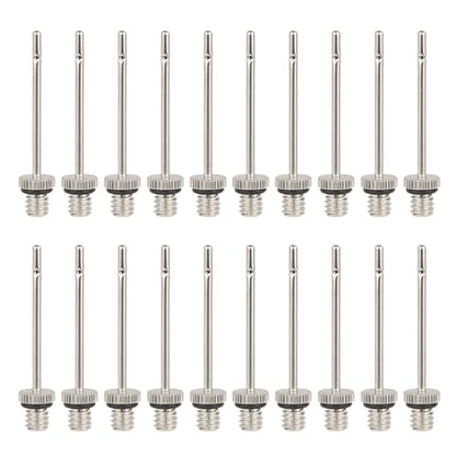 20Pcs Inflatable Needle Replacement Stainless Inflation Needle for Basketball Soccer Volleyball Balls Air Pumps Needle