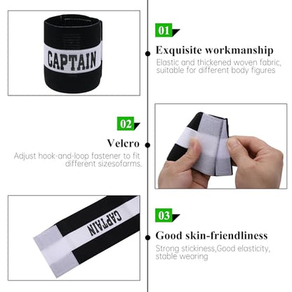 Adjustable Soccer Basketball Player Captain Arm Band