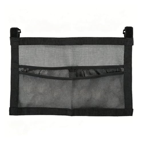 Gralara Table Tennis Paddle Holder Adjustable Straps Hanging Mesh Storage Bag Tear-Resistant Racket Organizer for Game Room