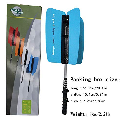 Golf Power Resistance Trainer,Golf Swing Training aid Fan for Golf Power Swing