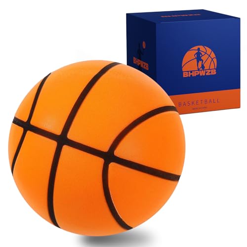 Silent Basketball Indoor Training Foam Ball - Airless Soundless Basketball for Quiet Dribbling & Hoop Games - Multiple - color: SIZE 7