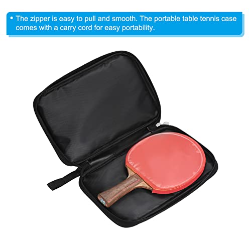 PATIKIL Ping Pong Paddle Case, Table Tennis Racket Case Soft Cover Container Bag for Sports Accessories