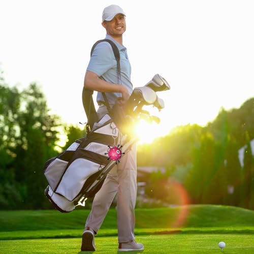 Golf Tee Holder, Portable Golf Ball Tees Holder with Novelty Keychain Accessory for Golf Club Bag, Golf Gift Accessories for Golfer Men Women, Fits 3 1/4, 2 3/4, 1 1/2 Tees - style: 2Pcs Golf Tee Holder