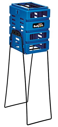 Tourna Mini Ballport Tennis Ball Pick Up Hopper - style: Blue