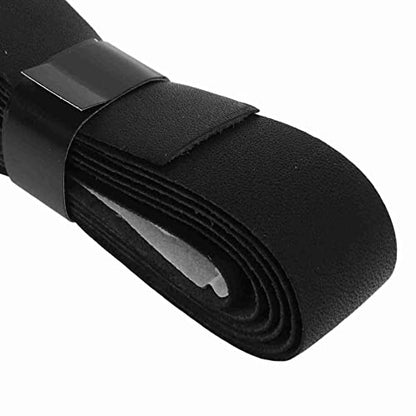Agatige Leather Tennis Racket Grip Tape, Comfort Self Adhesive Tennis Grip Replacement Sweat Absorbing Racquet Overgrip Tape for Outdoor Playground Gym