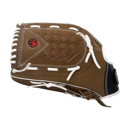PHINIX Softball Gloves Brown & Black 12.5"-14" - size: 12.5" Left Hand Throw, style: Infield