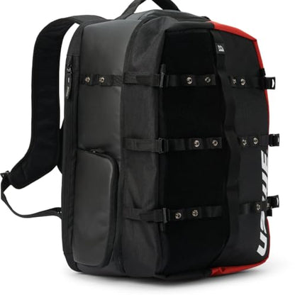 USWE Buddy Athlete Gear Pack, Duffle Bags to Store Sports Gear, Essentials, Ideal For Travelling, Gym, Training and More (40L Gear Pack Black/Red) - style: 40l Gear Pack Black/Red